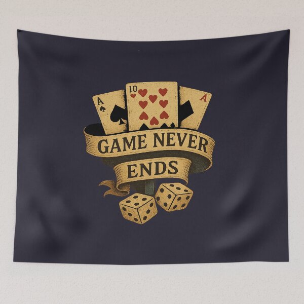 Item preview, Game Never Ends designed and sold by DesignShopAD.