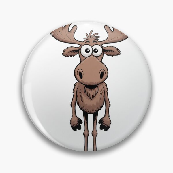 Item preview, Minimalist moose in black – clean lines designed and sold by FusiTink.