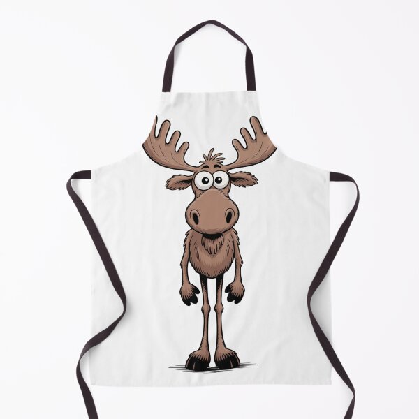 Item preview, Minimalist moose in black – clean lines designed and sold by FusiTink.