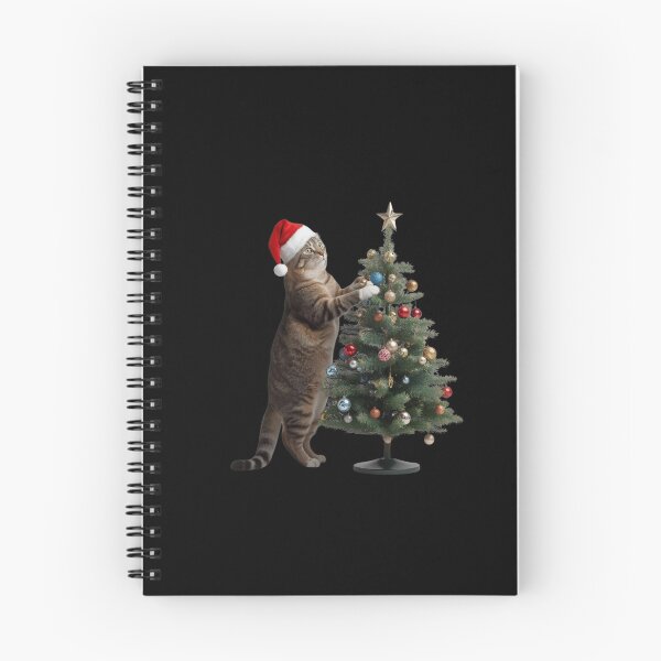 Item preview, Christmas Cat Decorating Tree – Funny Holiday Cat Design designed and sold by P4CHUT.