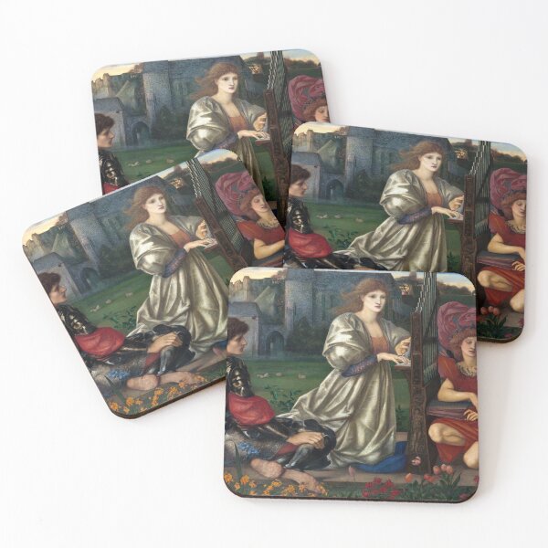 Item preview, The Love Song - Edward Coley Burne-Jones designed and sold by forgottenbeauty.