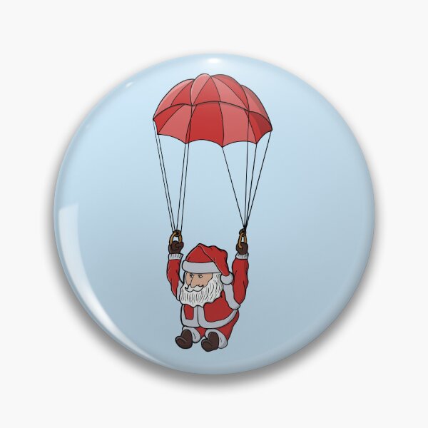 Item preview, Parachuting Santa designed and sold by shopdiego.