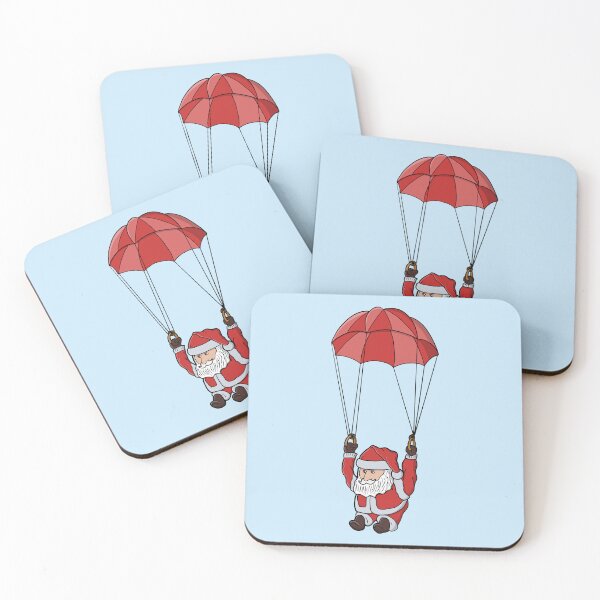 Item preview, Parachuting Santa designed and sold by shopdiego.