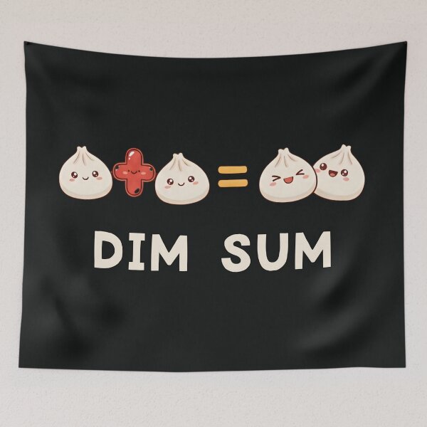Item preview, Cute Dimsum Math Pun – Funny addition joke designed and sold by SidTastic .