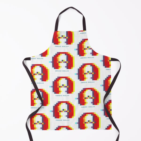 Item preview, Pixel Glitch Sergio Miklos Logo - Red Retro Aesthetic Typography  designed and sold by SergioMiklos.