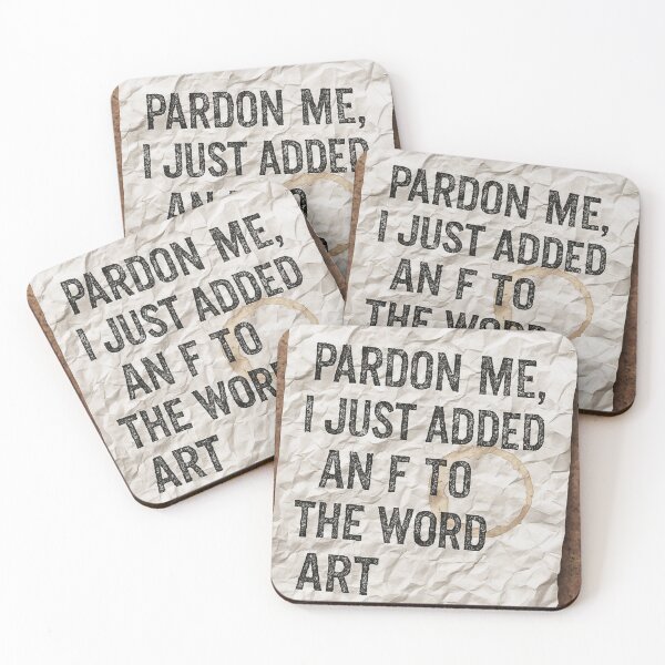 Item preview,  ART WITH AN F, RUDE FUNNY RECEIPT designed and sold by Thomas Hill Art.