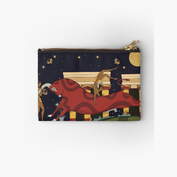 Item preview, Bull-Leaping fresco/ Minoan Culture Illustration designed and sold by Ancient-Tales.
