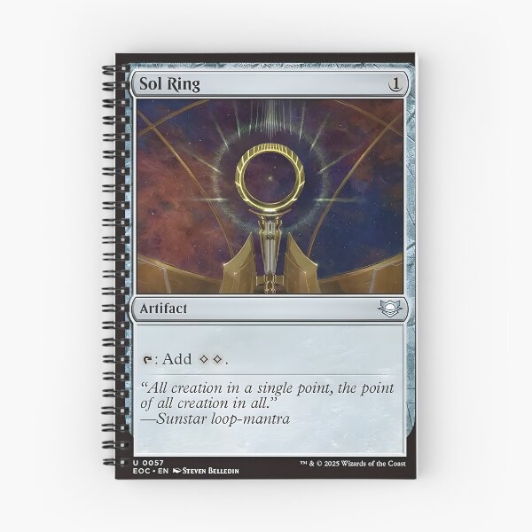 Item preview, Sol Ring – MTG-Inspired Artifact Art | Magic the Gathering Cosmic Design designed and sold by NikkianaJones.
