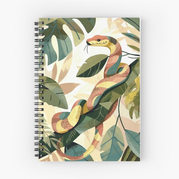 Item preview, Soft Jungle Snake – Calm Nursery Wall Art Print designed and sold by WabiSabiSjak.