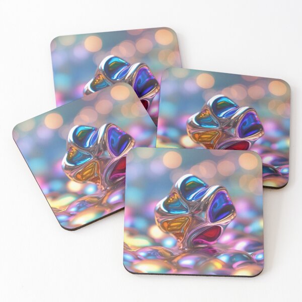Item preview, Radiant Chrome Sphere – Vibrant Abstract designed and sold by Harmonic_Layers.