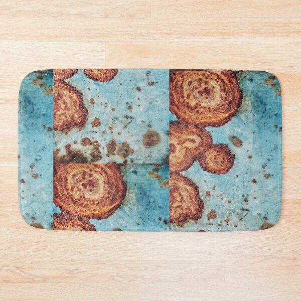 Item preview, Rustic Patina Abstract - Turquoise Blue and Orange Rust Texture  designed and sold by SergioMiklos.