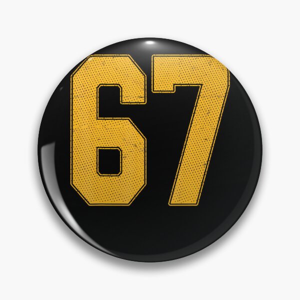 Item preview, Number 67 Numbered Uniform Sports Team Jersey 67Th Birthday designed and sold by MadalynKiehn.