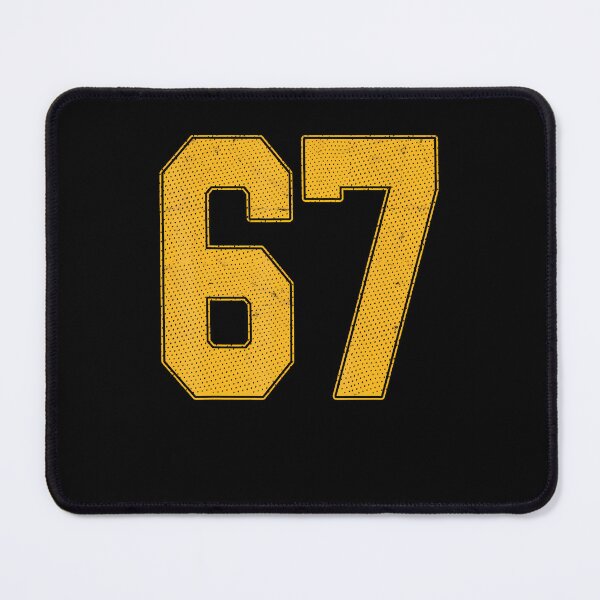 Item preview, Number 67 Numbered Uniform Sports Team Jersey 67Th Birthday designed and sold by MadalynKiehn.