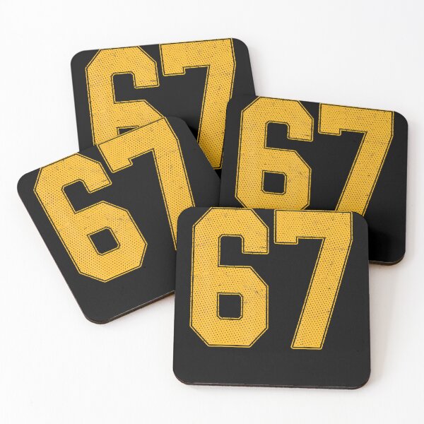 Item preview, Number 67 Numbered Uniform Sports Team Jersey 67Th Birthday designed and sold by MadalynKiehn.