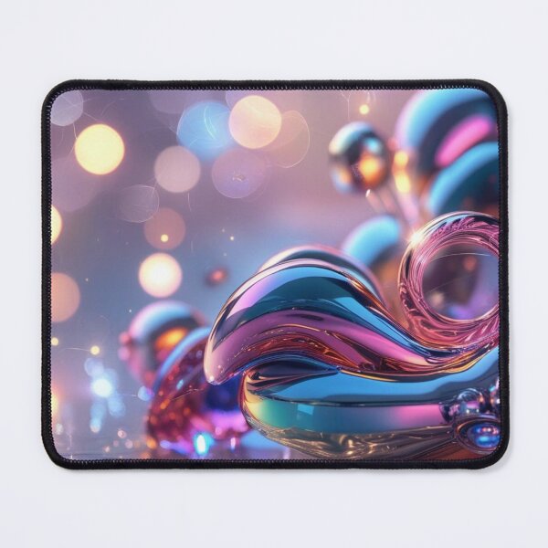Item preview, Liquid Radiance – Chrome Abstract Elegance designed and sold by Harmonic_Layers.