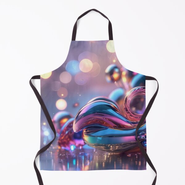 Item preview, Liquid Radiance – Chrome Abstract Elegance designed and sold by Harmonic_Layers.