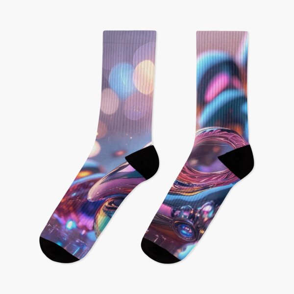 Item preview, Liquid Radiance – Chrome Abstract Elegance designed and sold by Harmonic_Layers.