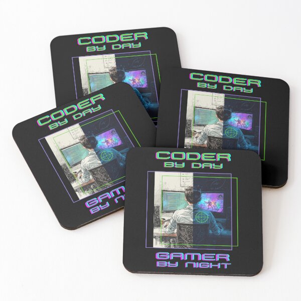 Item preview, Coder by day gamer by night designed and sold by FatBirdie.