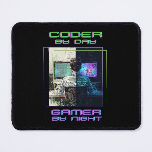 Item preview, Coder by day gamer by night designed and sold by FatBirdie.