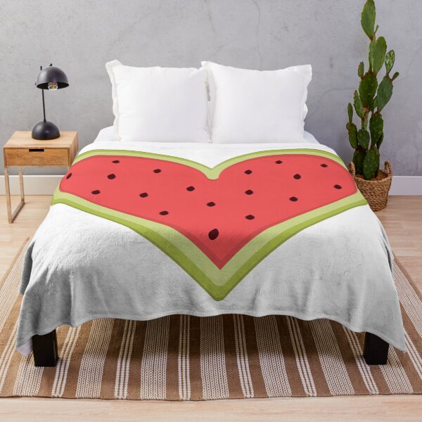 Item preview, Watermelon heart cute summer fruit designed and sold by rymarenko.