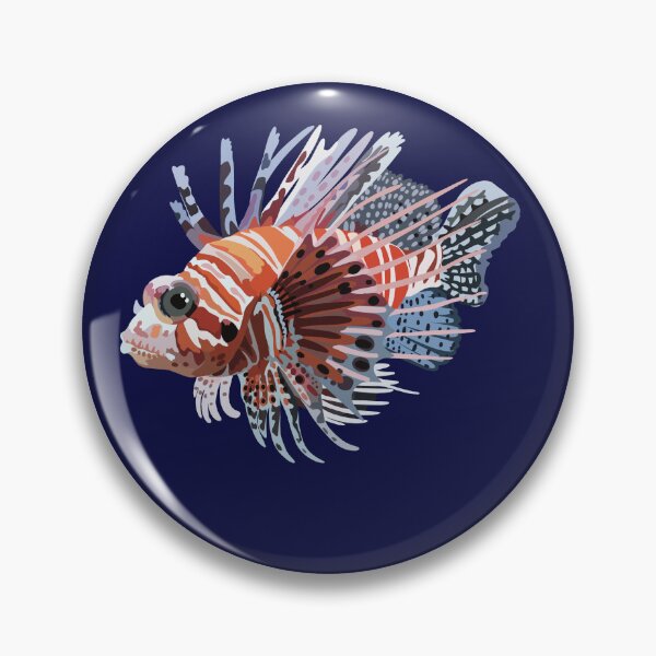 Item preview, L is for Lionfish, Lionfish | Tropical Marine Life & Ocean Lover Design designed and sold by PrettylittlepastelUk.