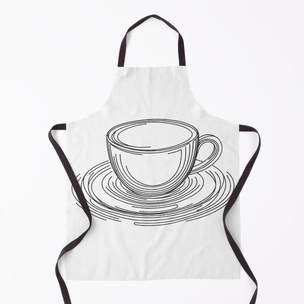 Item preview, "Minimal Line Art Coffee Cup – Abstract Monoline Illustration" designed and sold by Dogandesighn.