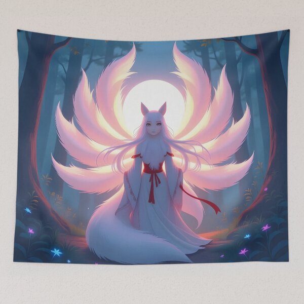 Item preview, Gumiho Ascendant – Under the Lunar Veil designed and sold by yosmosverse .