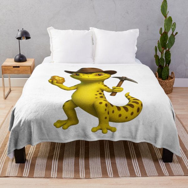 Item preview, Neon Australian Gold Miner Gecko designed and sold by MK-WOOD.