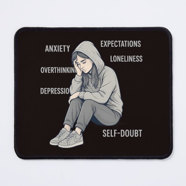 Item preview, Silent Struggles — The Weight She Carries designed and sold by Tadeusz1.