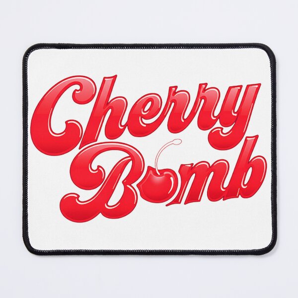 Item preview, Vintage Red Cherry Bomb Logo Typography designed and sold by Streetwear Clothing | Fit Life.