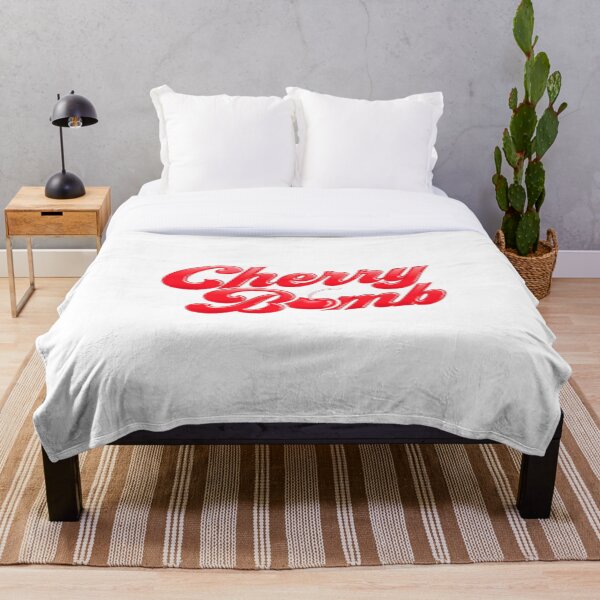 Item preview, Vintage Red Cherry Bomb Logo Typography designed and sold by Streetwear Clothing | Fit Life.