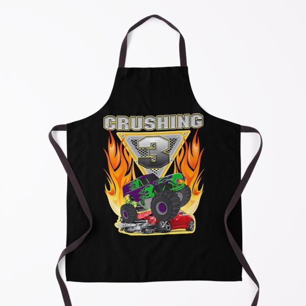 Item preview, Monster Truck Crushing Being 3 Three Years Old 3Rd Birthday designed and sold by MadalynKiehn.