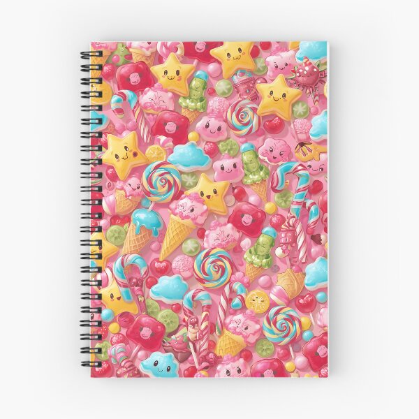 Item preview, Pink Delight Kawaii Candyland Sweet Treats Fun Pattern designed and sold by MoonlitDoodles1.