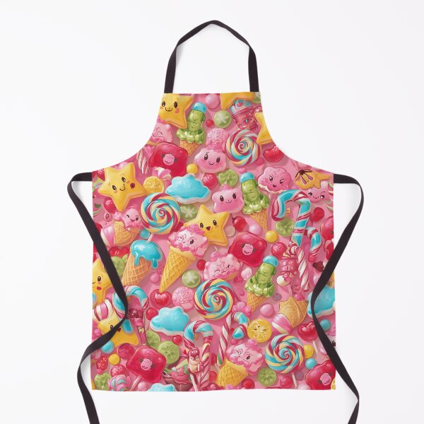 Item preview, Pink Delight Kawaii Candyland Sweet Treats Fun Pattern designed and sold by MoonlitDoodles1.
