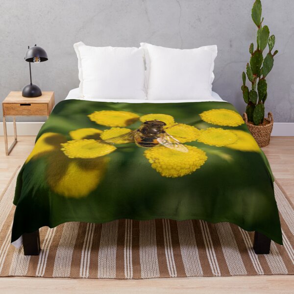 Item preview, Plain-faced Dronefly on Tansy designed and sold by Jouko Lehto Photography.