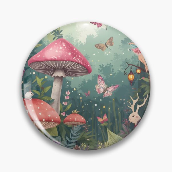 Item preview, Vibrant Fairytale Forest Path with Fluttering Fairies and Creatures designed and sold by MoonlitDoodles1.