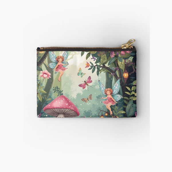 Item preview, Vibrant Fairytale Forest Path with Fluttering Fairies and Creatures designed and sold by MoonlitDoodles1.