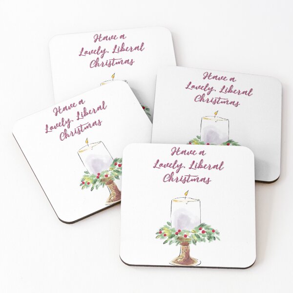 Item preview, Have a Lovely, Liberal Christmas  designed and sold by SimpleatHeart.