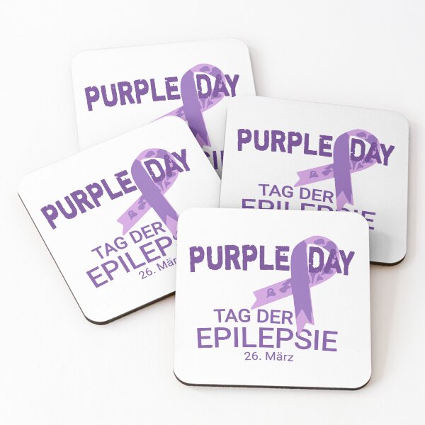 Item preview, Epilepsy Day Purple Ribbon designed and sold by vibeno1.