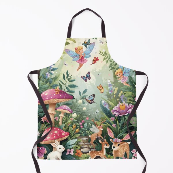 Item preview, Luminous Enchanted Glade with Fairies, Deer, and Pink Toadstools designed and sold by MoonlitDoodles1.