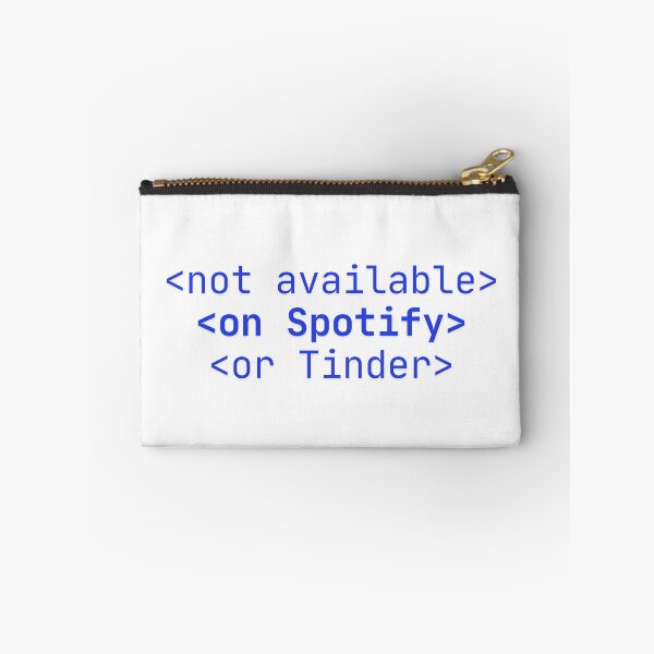 Item preview, Not available on Spotify rr Tinder | funny coding design | programmer gift designed and sold by CarolynT95.