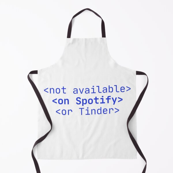 Item preview, Not available on Spotify rr Tinder | funny coding design | programmer gift designed and sold by CarolynT95.