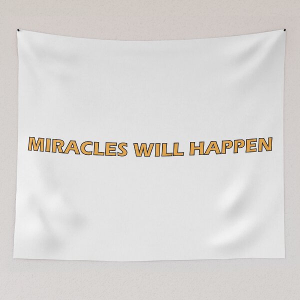 Item preview, miracles will happen designed and sold by Positive Mindzet!.