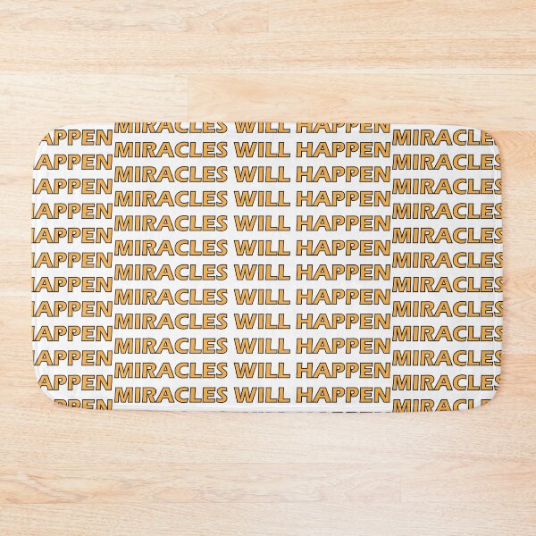 Item preview, miracles will happen designed and sold by Positive Mindzet!.