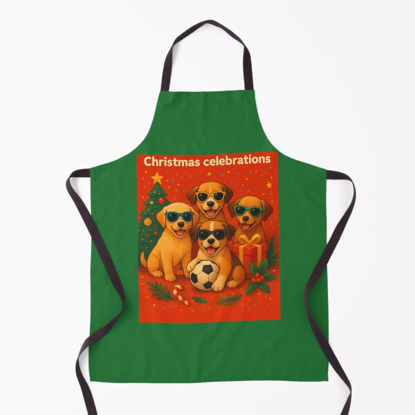 Item preview, Puppy Power Christmas – Playful, and Motivational Art designed and sold by annenambiro.