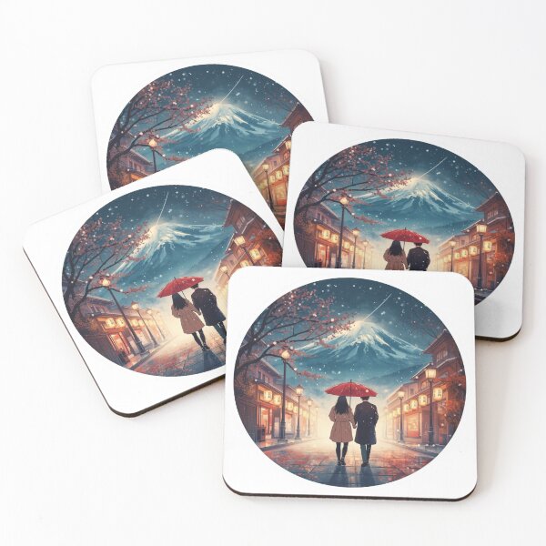 Item preview, Japanese Christmas Love – Tokyo Lights & Snow designed and sold by AndrewYoko.