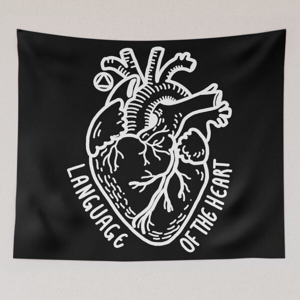 Item preview, Language of the Heart (White) designed and sold by veampleo.