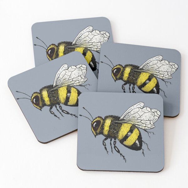 Item preview, Bumble Bee Flying, Insect Illustration designed and sold by JoyfulWhimsy.