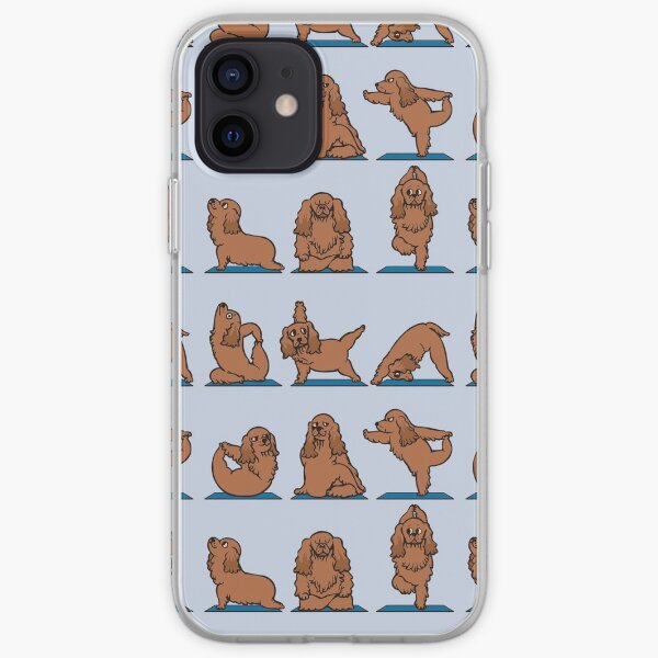 Cocker Spaniel Yoga iPhone Soft Case