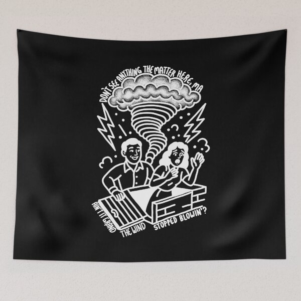 Item preview, Ain't It Grand The Wind Stopped Blowin'? (White) designed and sold by veampleo.